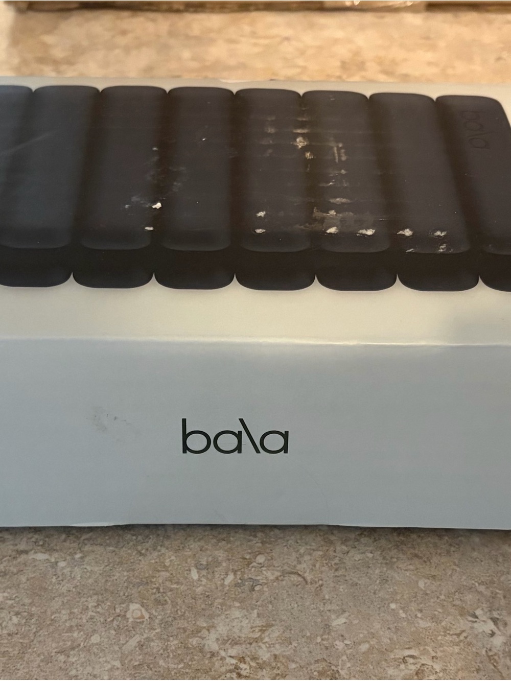 NEW Bala Bangles 2pc Ankle/Wrist Weight Set - 2lbs Each - Charcoal Gray